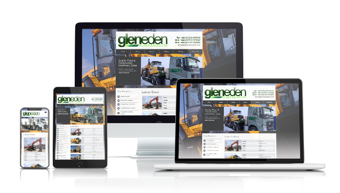 Gleneden Plant Website Mockup